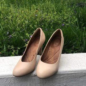 Nude Clark Heels
